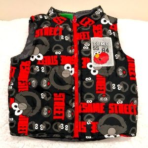 Sesame Street Elmo quilted vest